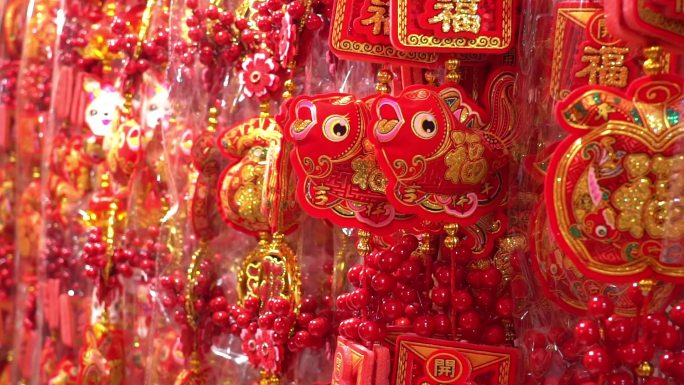 灯笼 春联 中国年的象征