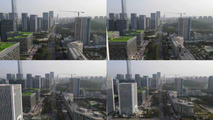 山东济南城市风光航拍 (3)