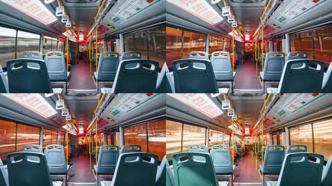 【4K】公交车视角延时摄影