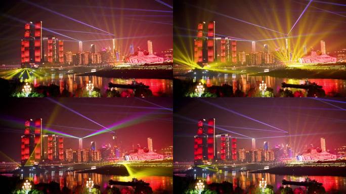 首届重庆都市艺术节跨年焰火表演