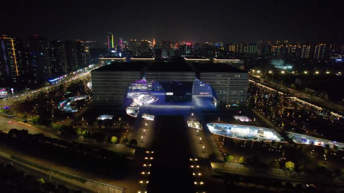 【4K】常州市中心地标夜景