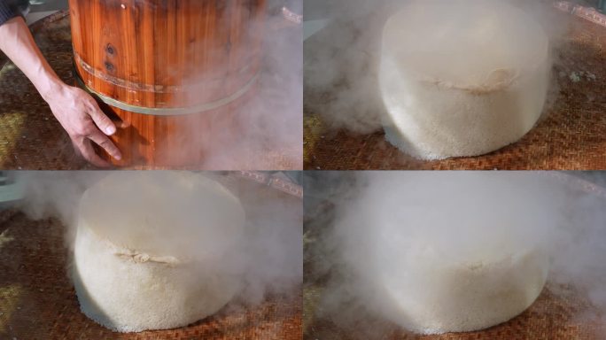 米酒制作过程 糯米饭
