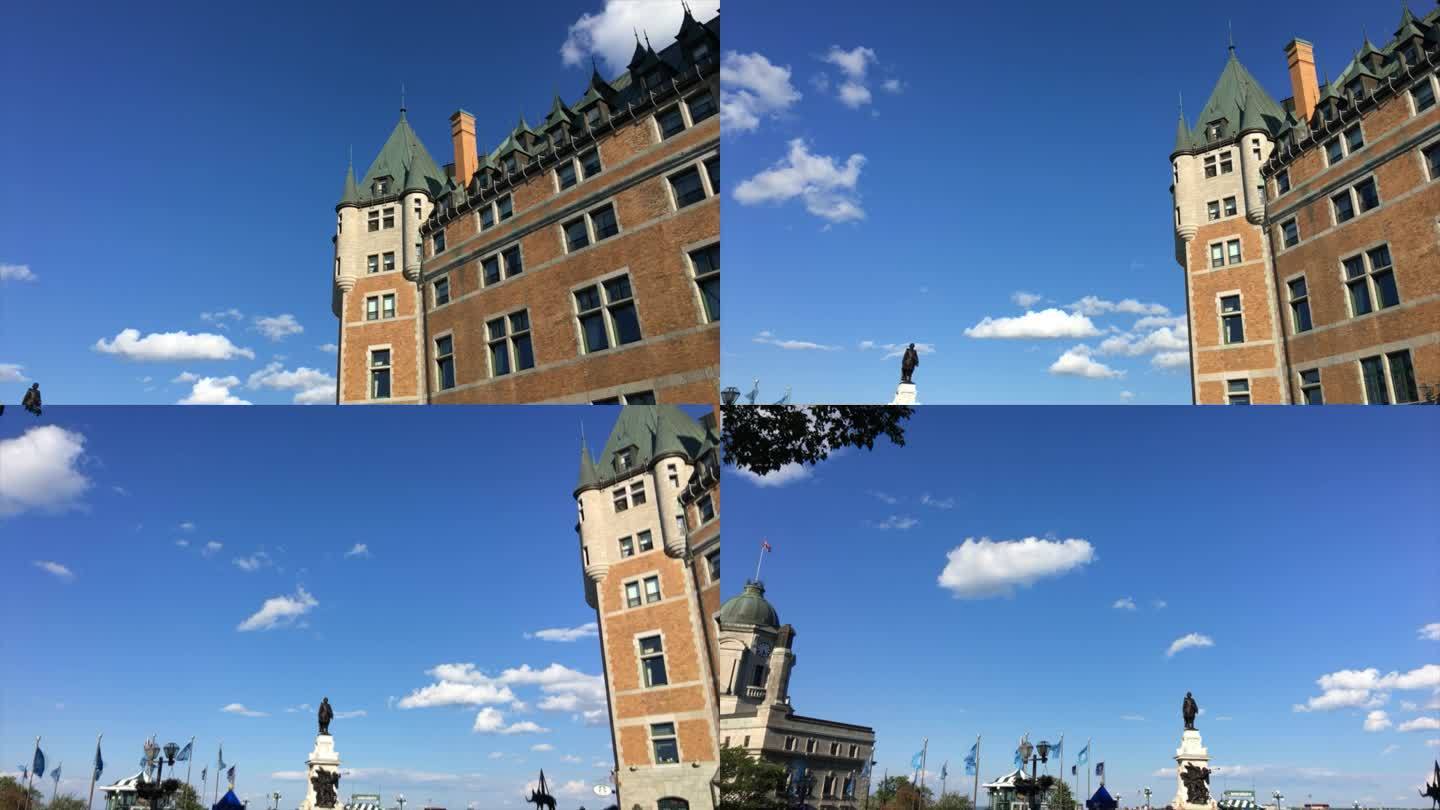 魁北克城堡实拍 魁北克费尔蒙酒店