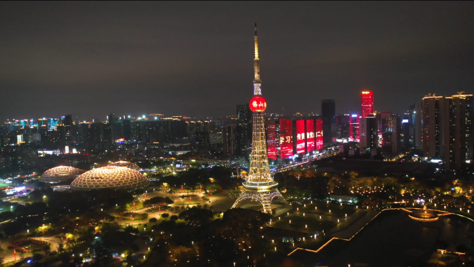 佛山夜景航拍