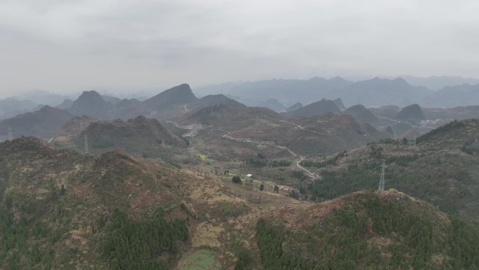 贵州 黄果树 航拍 云贵 高原