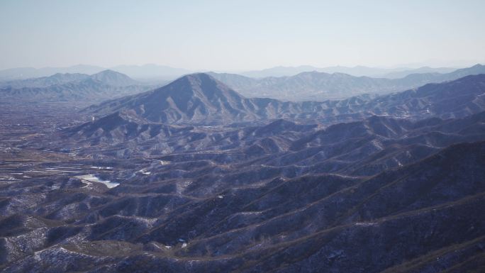 太行山连绵的大山