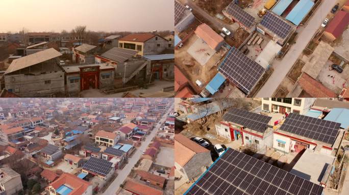 河南农村安装太阳能电池板