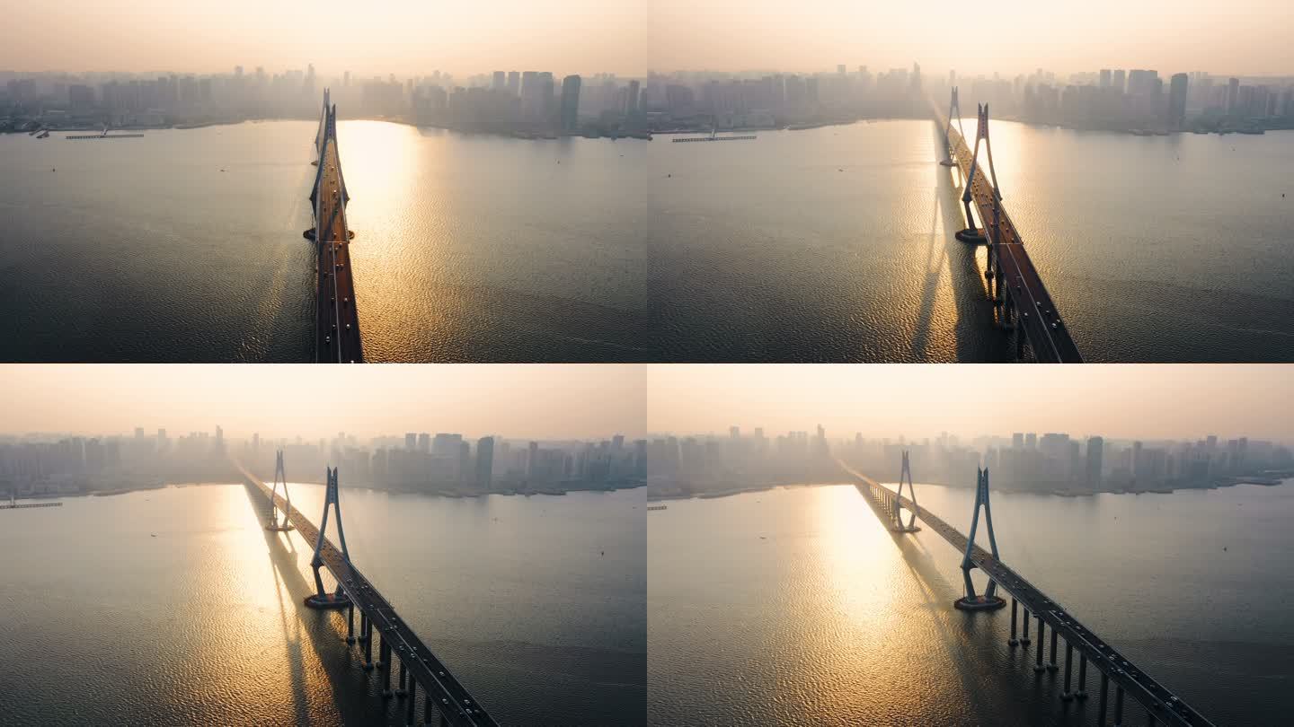 【4K可商用】湛江市海湾大桥航拍11