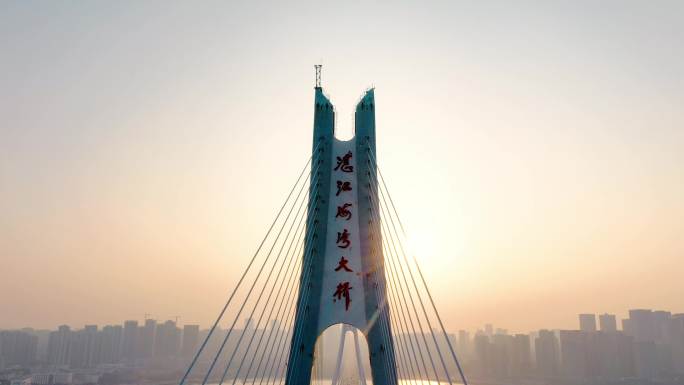 【4K可商用】湛江市海湾大桥航拍合集