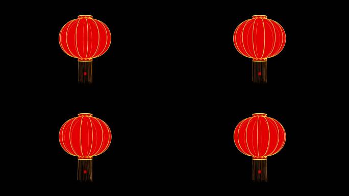 春节灯笼喜气洋洋C4D+AE工程