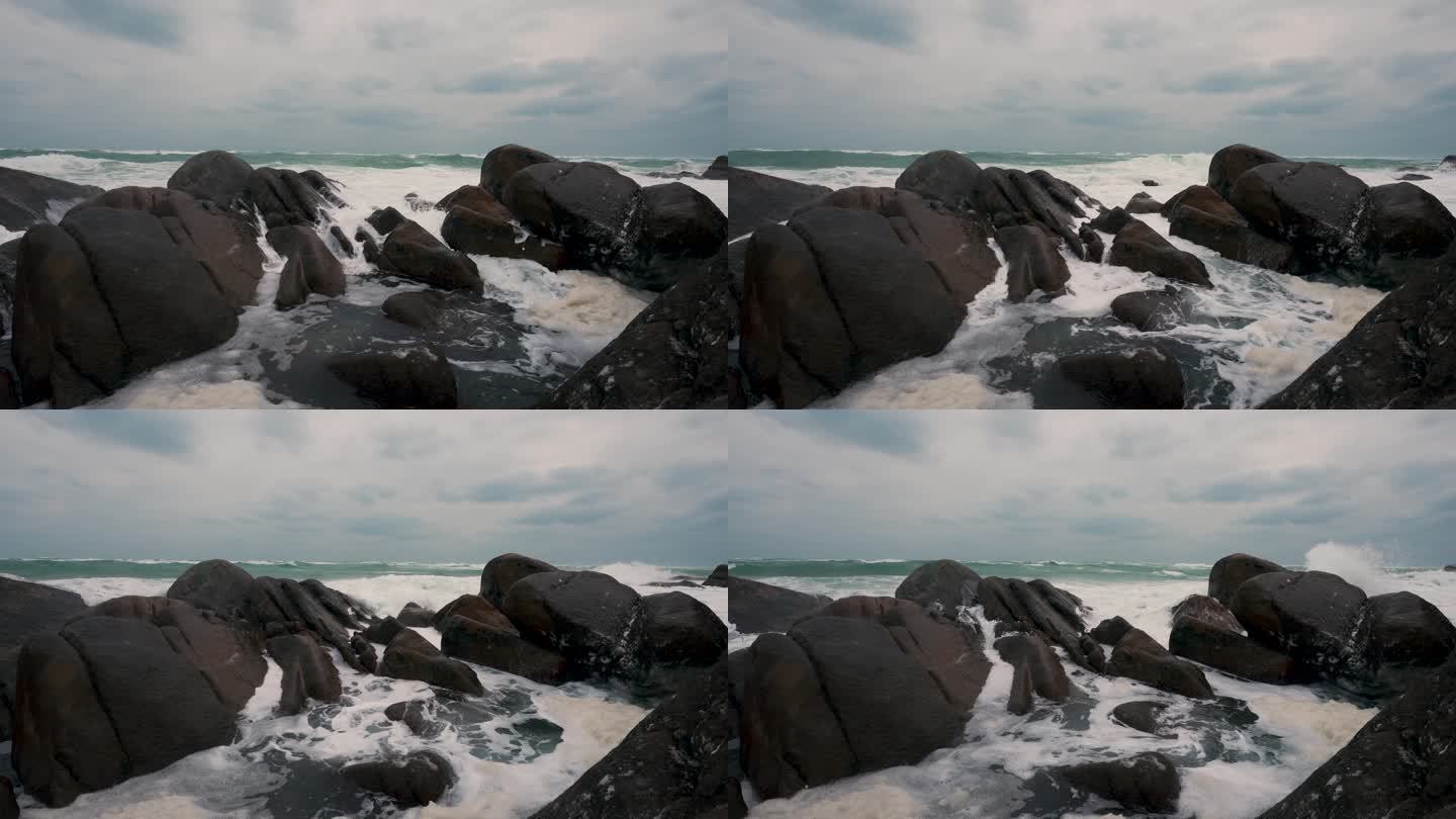 海岸风光-慢镜头