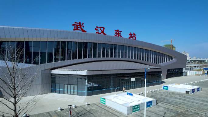 4k武汉东站火车站