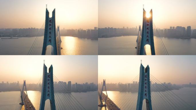 【4K可商用】湛江市海湾大桥航拍3