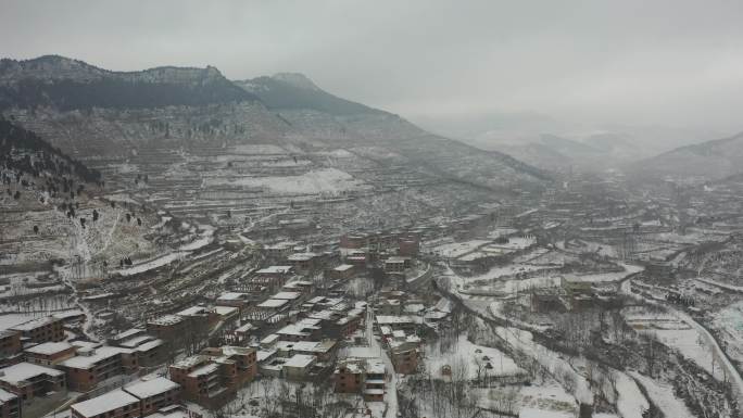 济南的雪 村落