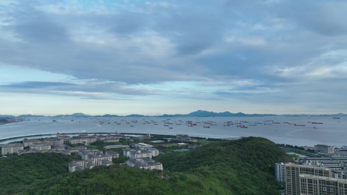 宁波海边城市海港