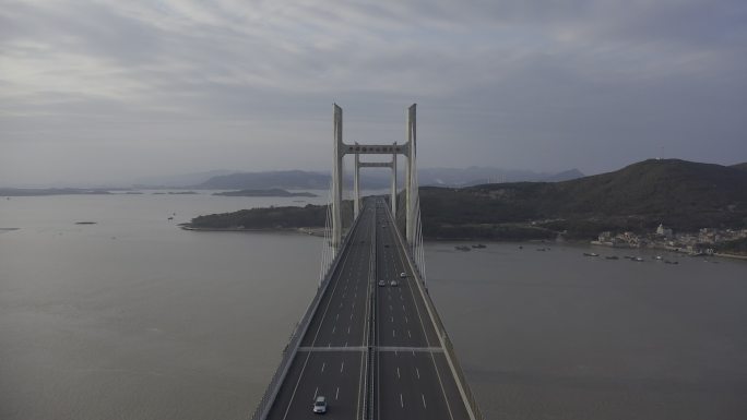 4K航拍 2023年平潭海峡公铁大桥