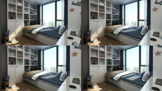 三维室内阳光儿童房