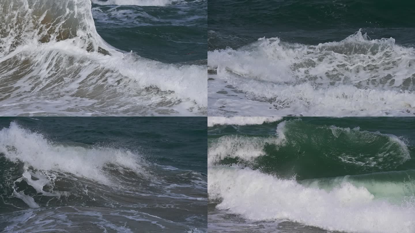 海浪沸腾-高速摄影
