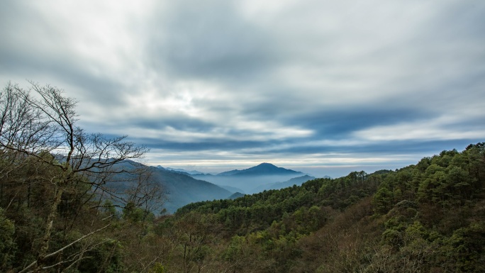 雷公山一角（半山腰）延时摄影4K