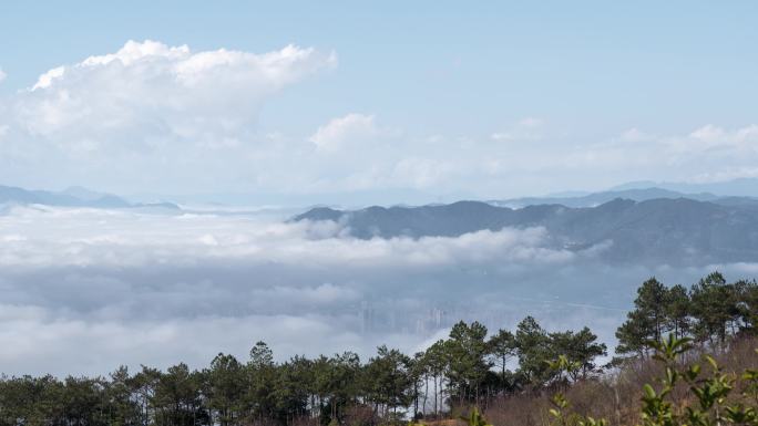 福州云海平流雾