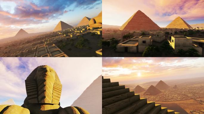 世界七大奇迹埃及金字塔合集