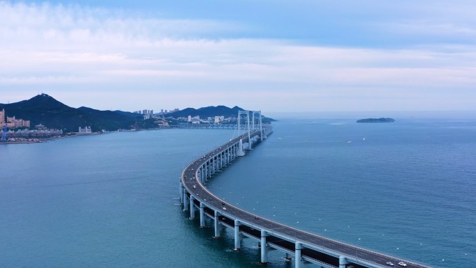 大连星海湾大桥航拍