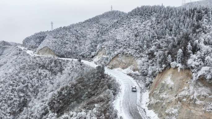 4K航拍 桂林资源雪景