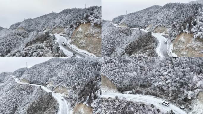 4K航拍 桂林资源雪景