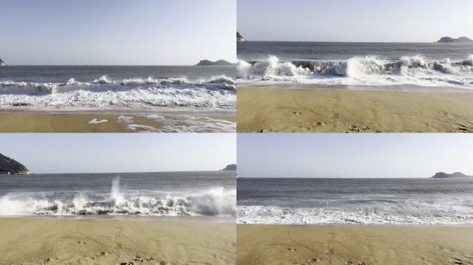 4K实拍海浪视频素材