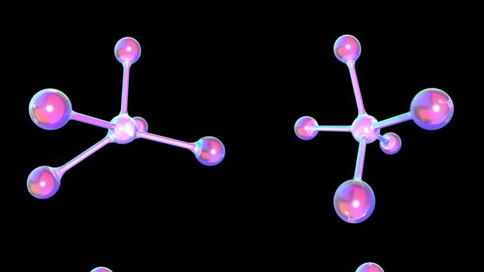 赛博朋克 分子DNA医疗化学元素原子医美