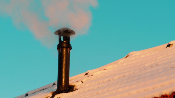 下雪啦 农村雪景