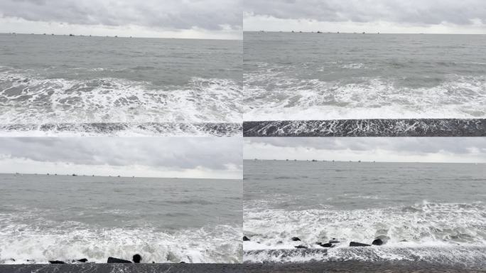 4K实拍海浪视频素材