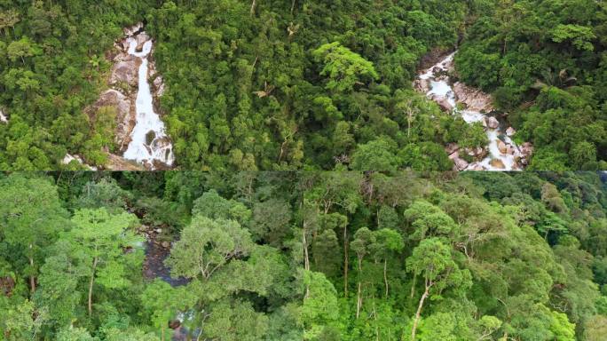 海南热带雨林国家森林公园吊罗山航拍