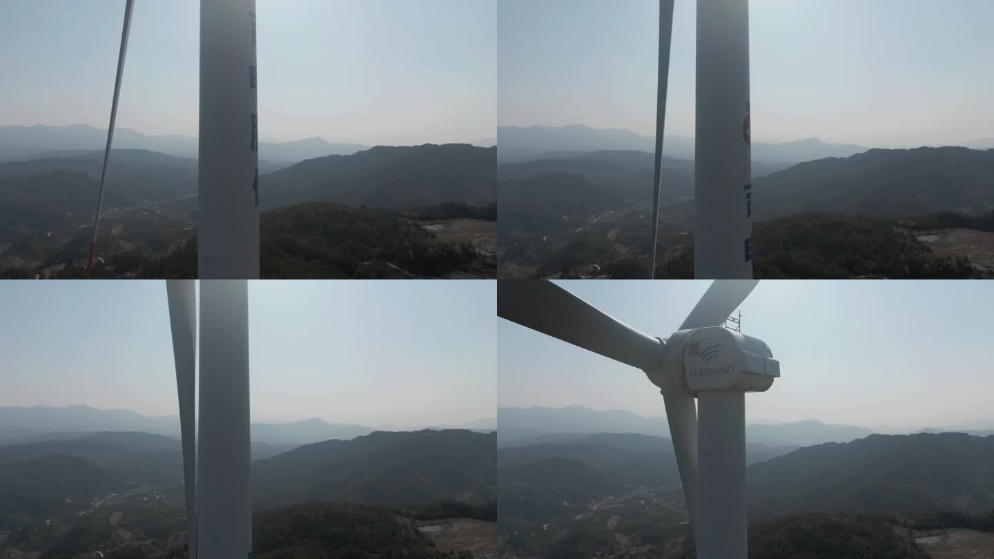 高大的风力发电