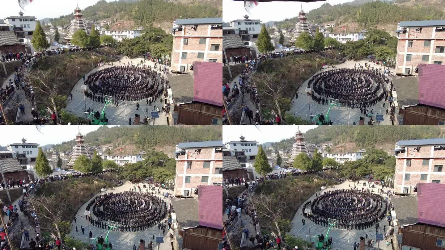 贵州侗寨千人踩歌堂，场面震撼