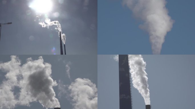 工厂热电厂烟囱污染排放