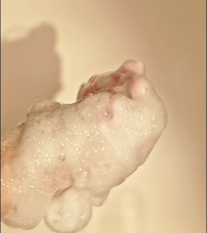 洗面奶泡沫全过程