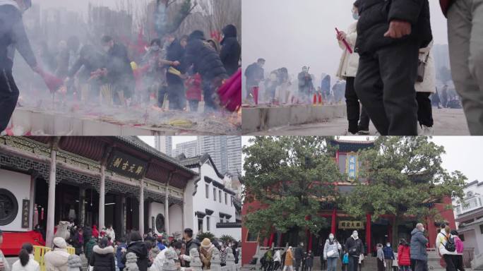 大年初五的归元寺 武汉