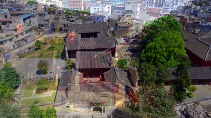 贵州省兴义市刘氏庄园历史古迹建筑视频
