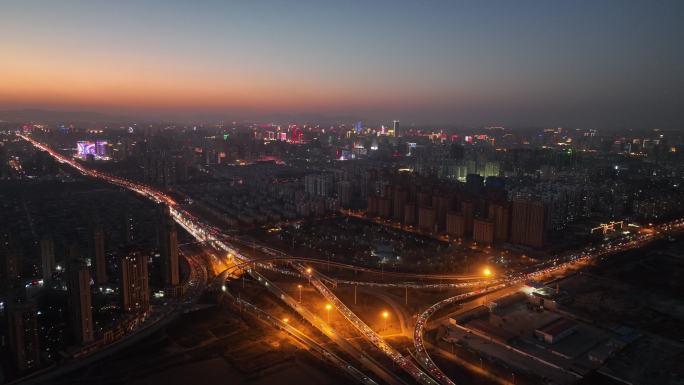 石家庄东南二环立交夜景