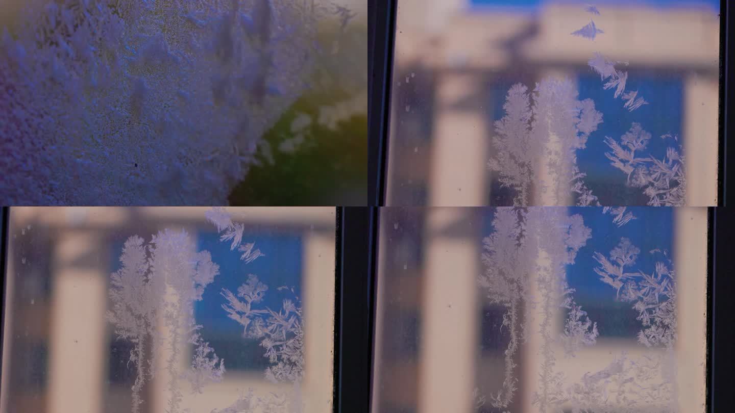 窗上的霜花