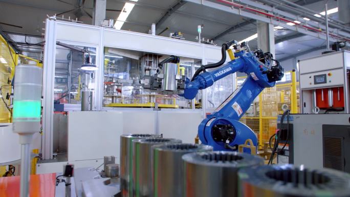 智能制造自动化车间机械臂