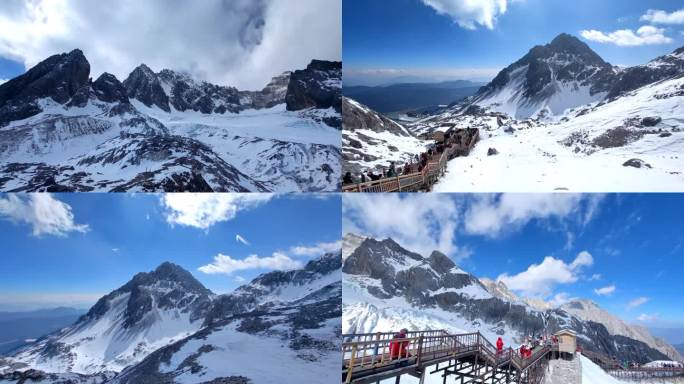 【4K】丽江玉龙雪山延时合集