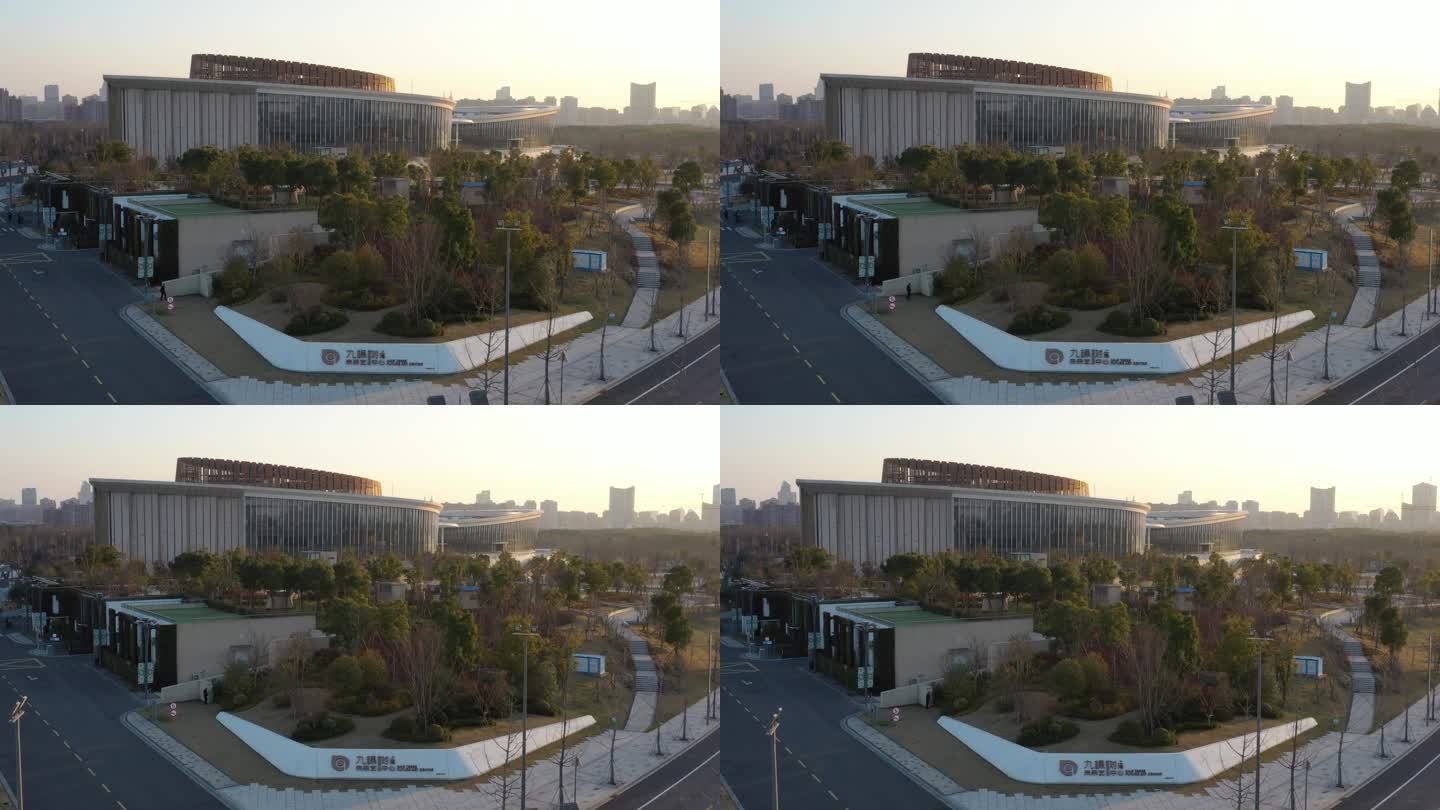 4K原素材-奉贤新城，九棵树未来艺术中心
