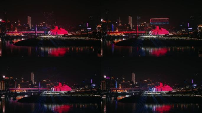 4K城市无人机表演秀重庆无人机表演