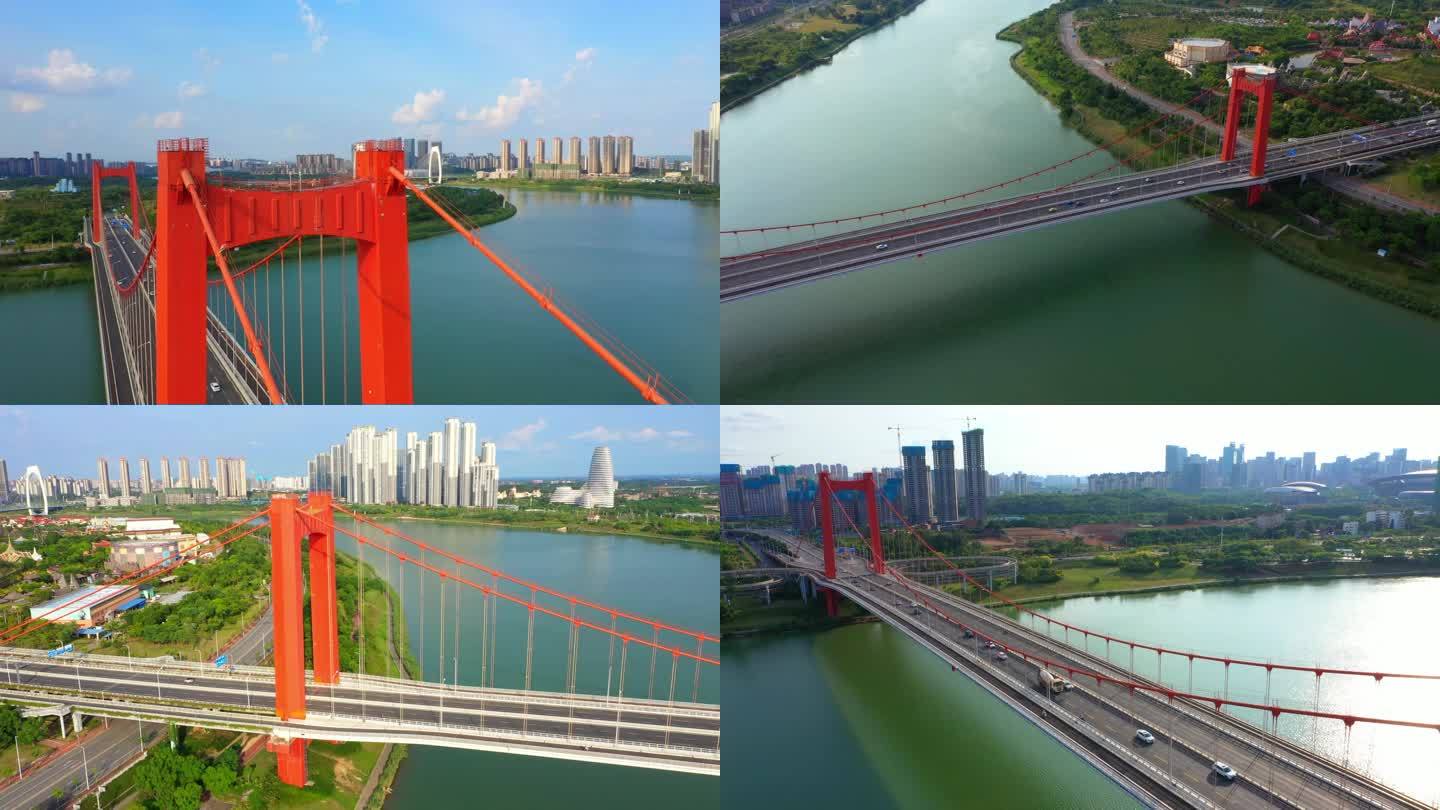 【4K】广西南宁良庆大桥航拍