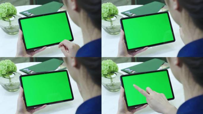 绿幕合成平板手机ipad