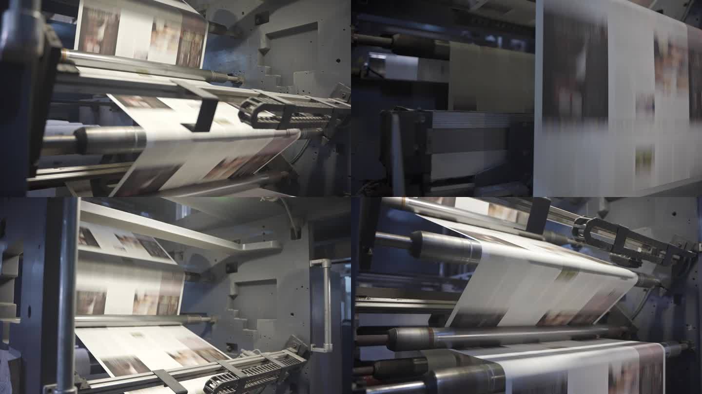 轮转印刷机 报纸印刷 现代印刷 印刷机