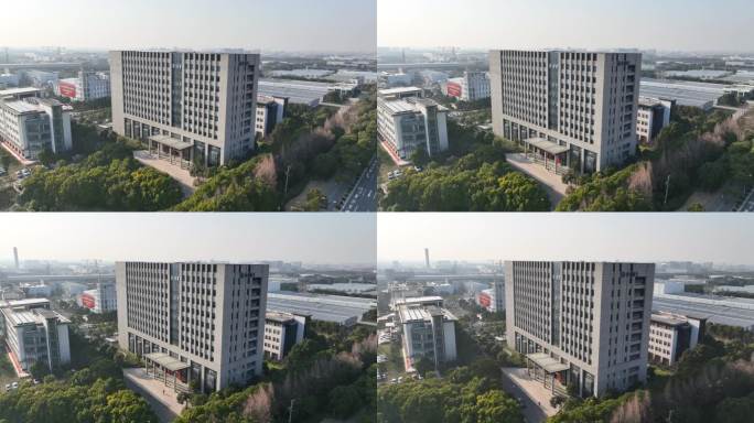 4K原素材-航拍中国航天闵行航天城