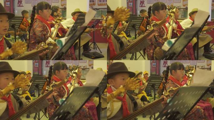 拉萨小学 藏族学生学唱歌